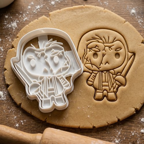 Emporte-piece guerrier fantasy 8cm moule biscuit