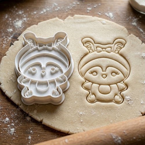 Emporte-piece kawaii animal 8 cm pour sables