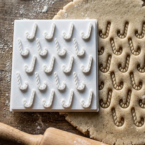 Emporte-piece sucre d'orge noel - moule biscuit artisanal 8 cm