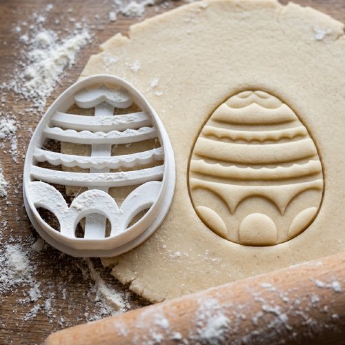 Emporte-piece oeuf paques 8cm - moule biscuit artisanal