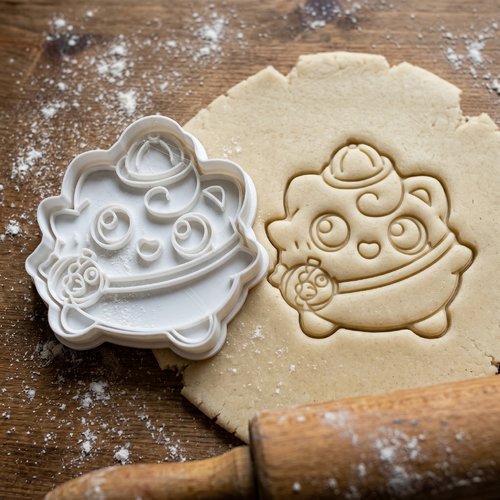 Emporte-piece rondoudou 8cm biscuit patisserie