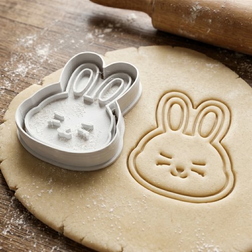 Emporte-piece lapin 8cm pour biscuits et pate a sucre