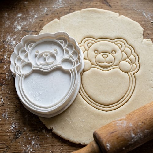 Emporte-piece ourson 8 cm - moule a biscuits artisanal