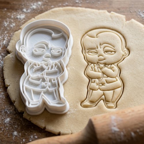 Emporte-pièce bébé costume 8cm - moule biscuit