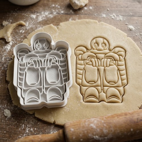 Emporte-pièce robot 8cm - moule biscuit artisanal