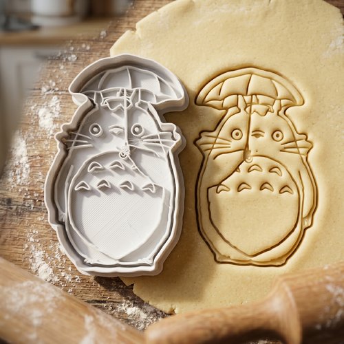 Emporte-pièce totoro 8cm - moule biscuit pâtisserie