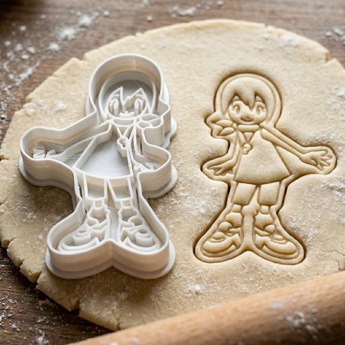 Emporte-pièce manga personnage - moule biscuit artisanal 8cm