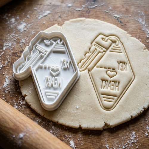 Emporte-pièce clé du cœur motel - moule à biscuit