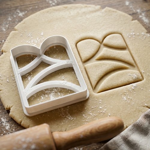 Emporte-pièce biscuit 8cm - moule pâtisserie artisanal noir