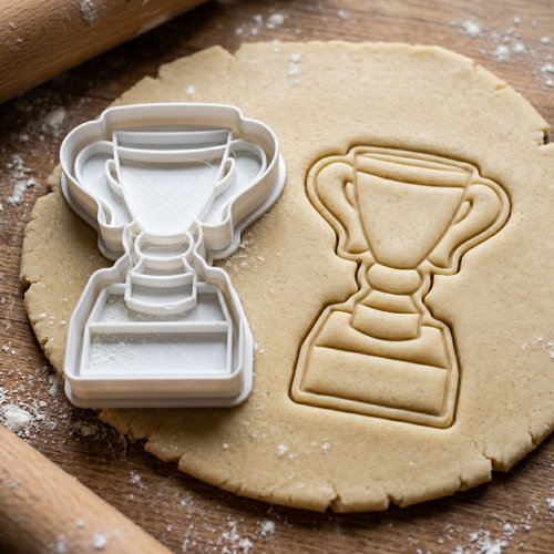 Emporte-piece trophee 8 cm - moule biscuit coupe sport