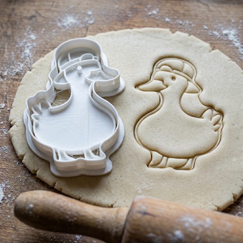 Emporte-piece canard 8 cm - moule a biscuits artisanal