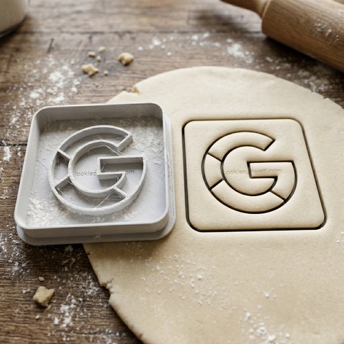 Emporte-piece lettre g 8cm biscuit patisserie
