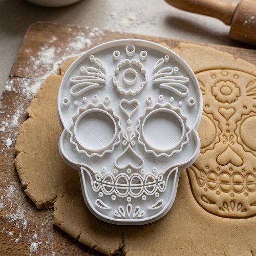 Emporte-pièce tête de mort mexicaine calavera 8cm