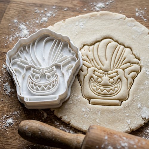 Emporte-pièce monstre souriant 8 cm moule biscuit