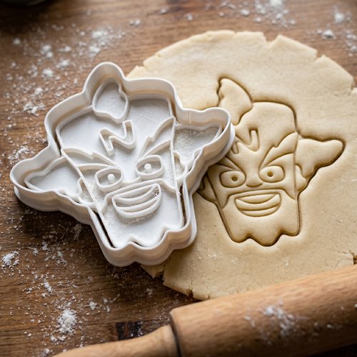 Emporte-piece docteur neo cortex moule biscuit 8cm