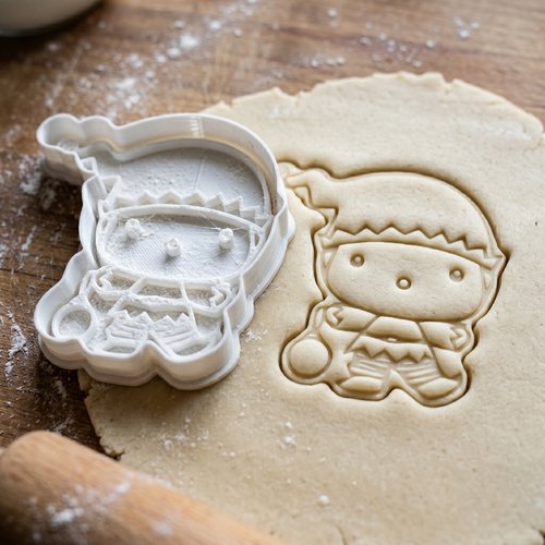 Emporte-piece lutin 8 cm - moule a biscuits artisanal