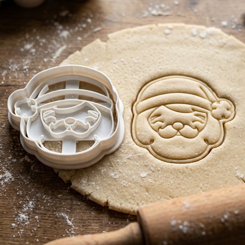 Emporte-pièce père noël 8 cm - moule biscuit artisanal