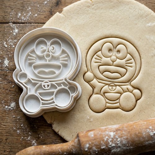 Emporte-piece doraemon 8cm - moule a biscuits artisanal