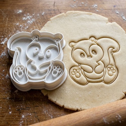 Emporte-piece ecureuil 8cm - moule biscuit patisserie artisanale