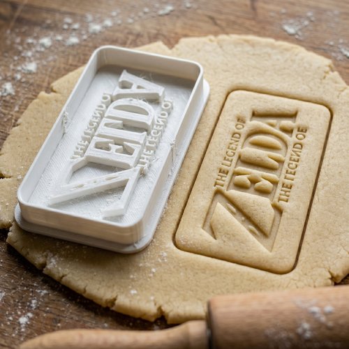 Emporte-pièce zelda logo - moule à biscuit artisanal 8 cm
