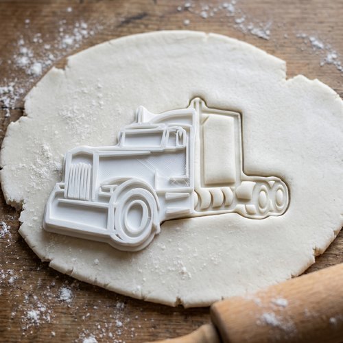 Emporte-pièce camion poids lourd 8cm - moule biscuit artisanal