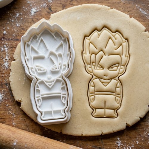 Emporte-pièce manga gohan 8cm - moule biscuit pâtisserie artisanale
