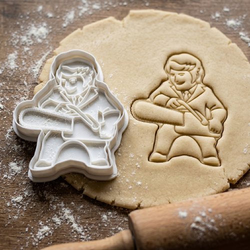 Emporte-pièce chainsaw man javier milei - moule biscuit 8 cm