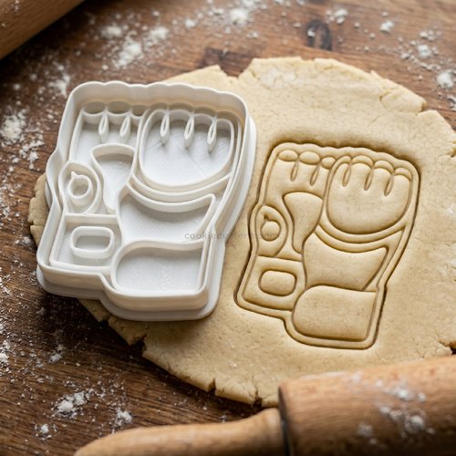 Emporte-pièce gant de boxe mma - moule biscuit artisanal 8 cm