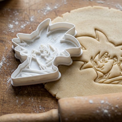 Emporte-pièce manga dragon - moule biscuit pâte sablée 8 cm - artisanal