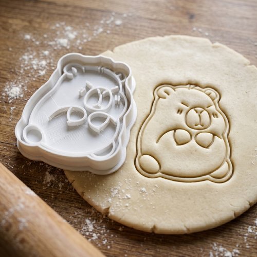 Emporte-pièce ours mignon 8 cm pour biscuits et pâte à sucre