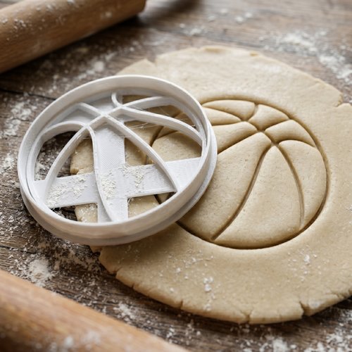 Emporte-pièce basketball 8cm - moule à biscuit artisanal