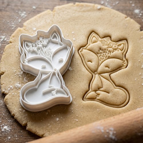 Emporte-pièce renard 8 cm - moule à biscuit artisanal pour pâtisserie