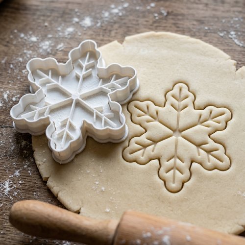 Emporte-pièce flocon de neige - moule biscuit artisanal 8cm