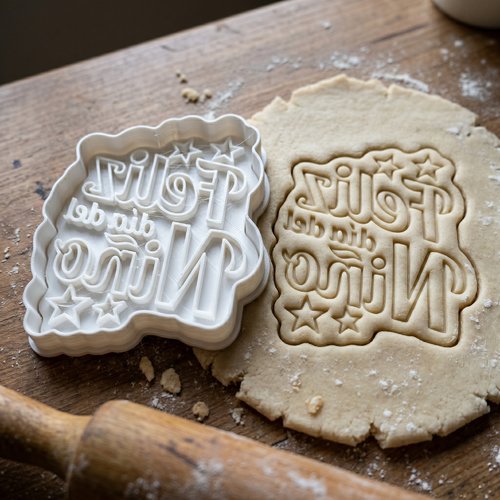 Emporte-piece feliz dia del niño - moule biscuit artisanal 8 cm