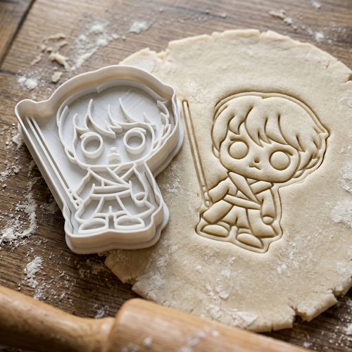 Emporte-pièce biscuit chibi petit guerrier galactique - 8 cm
