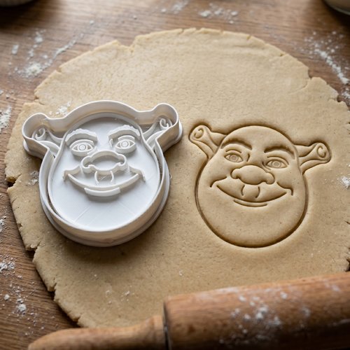 Emporte-pièce shrek 8 cm - moule à biscuits artisanal pour pâtisserie