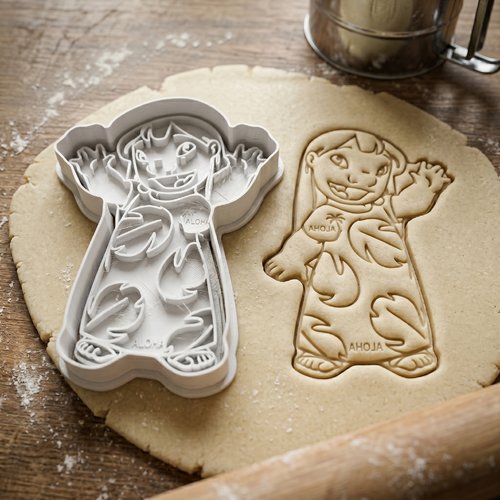 Emporte-pièce lilo pâtisserie - moule biscuit artisanal 8cm noir