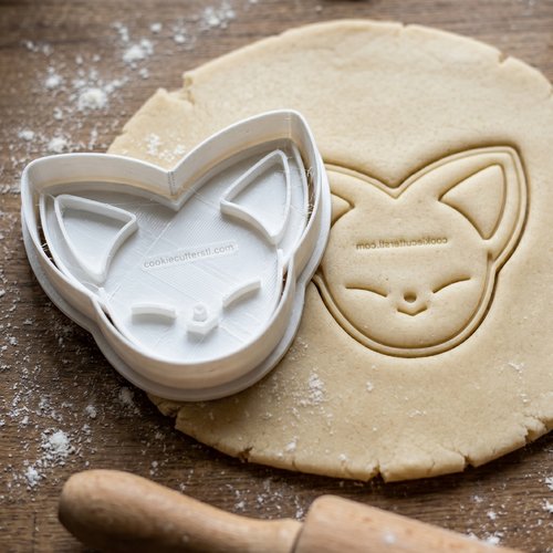 Emporte-pièce renard 8cm - moule à biscuit artisanal en plastique