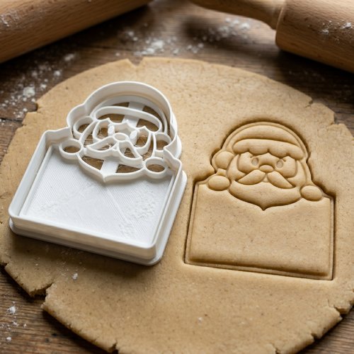 Emporte-pièce père noël 8cm - moule à biscuits artisanal