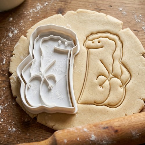 Emporte-pièce dinosaure 8 cm - moule artisanal pour biscuit