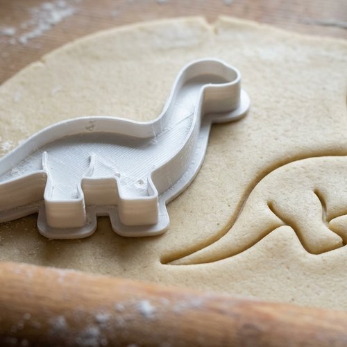 Emporte-pièce dinosaure diplodocus 8cm - moule biscuit pâtisserie