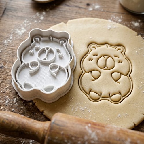 Emporte-pièce ours mignon 8 cm - moule à biscuit artisanal