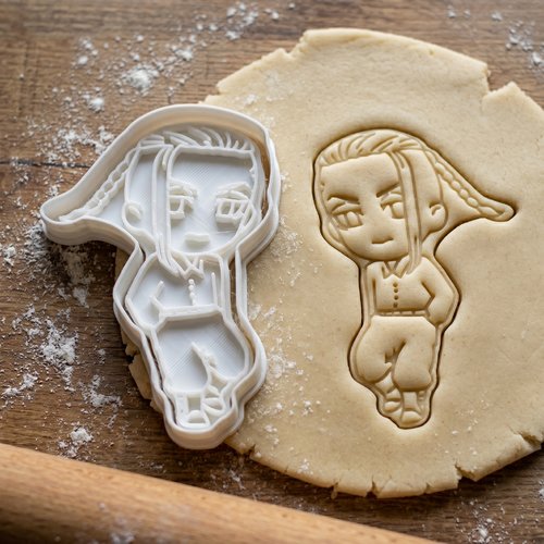 Emporte-pièce manga draken tokyo revengers - moule biscuits 8 cm