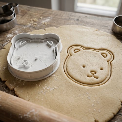 Emporte-pièce ours 8cm pour biscuits et pâte à sucre artisanale