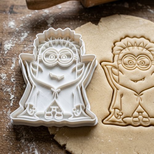 Emporte-pièce vampire minion 8cm - moule biscuit artisanal halloween