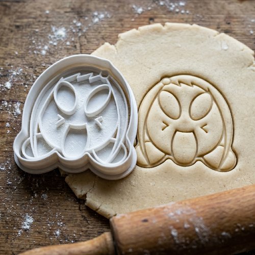 Emporte-pièce monstre kawaii pour biscuits 8cm