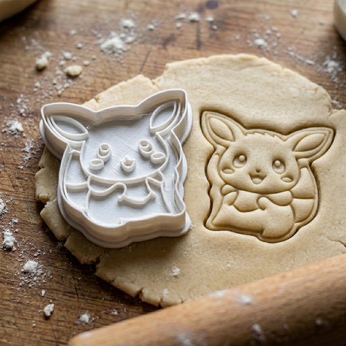 Emporte-piece evoli pokemon 8 cm - moule a biscuits