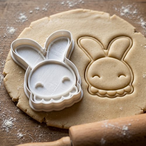 Emporte-pièce lapin noir 8cm - moule biscuit artisanal