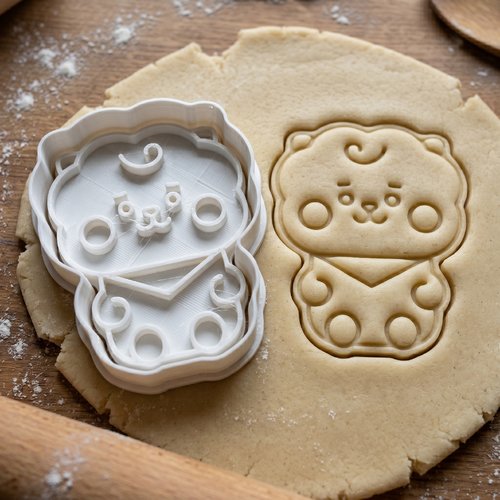 Emporte-pièce ourson 8 cm - moule pâtisserie artisanal biscuit