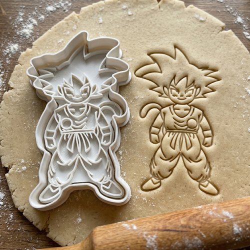 Emporte-piece manga goku 8 cm moule biscuit